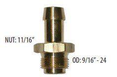 Threaded Barb 9/16X24X3/8 Barb